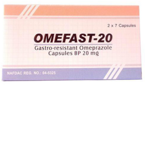 Omefast Gastro-resistant Omeprazole Capsules BP 20 mg