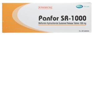 Panfor SR Metformin Hydrochloride 1000mg Tab