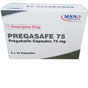 Pregasafe Pregabalin 75mg Caps