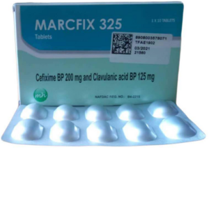 Marcfix 325mg Cefixime Clavulanic Acid