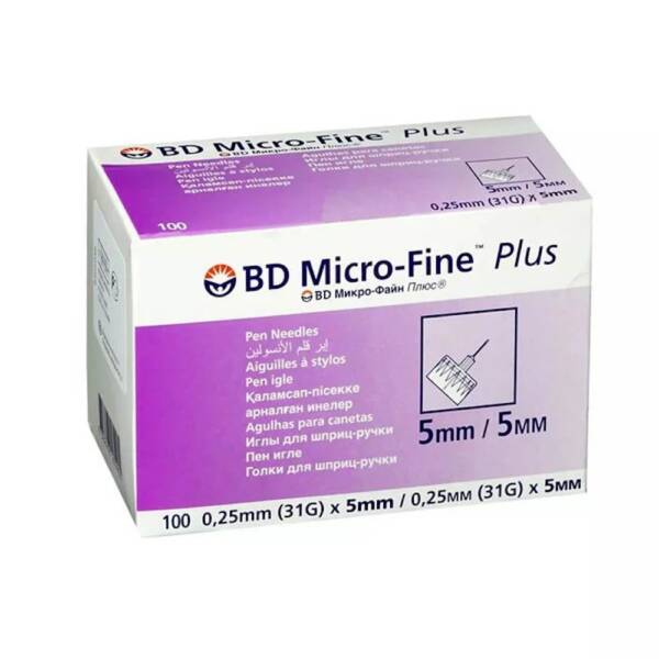 BD MICRO-FINE PLUS 5MM/5MM BY 1 PIECE
