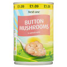 BEST-OINE BUTTON MUSHROOMS IN SALTED WATER 290G