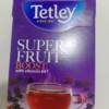 BLUEBERRY AND RASPBERRY TETLEY SUPER FRUIT BOOST WITH VITAMIN B6 X20