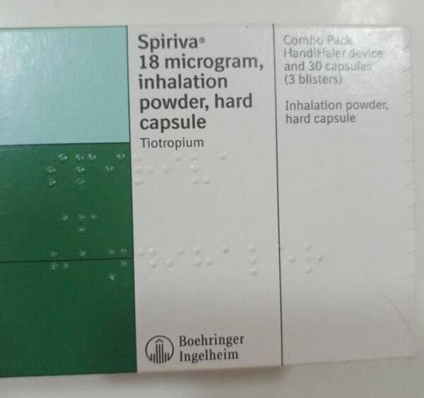 BOEHRINGER SPIRIVA 18MCG INHALATION POWDER