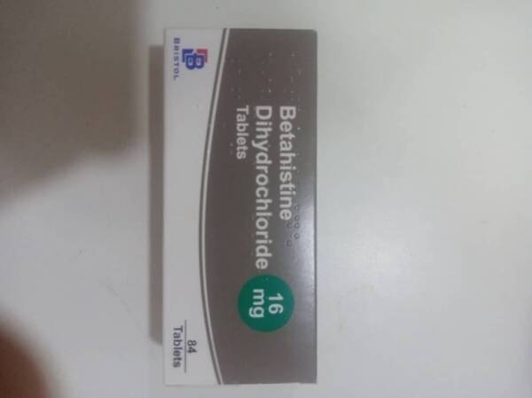 BRISTOL BETAHISTINE DIHYDROCHLORINE 16MG X 84TABS