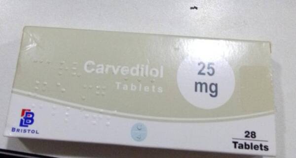 BRISTOL CARVEDILOL 25MG X 28 TABS