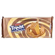 BRITANNIA TREAT CREME WAFERS HAZELNUT