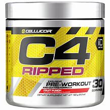 C4 RIPPED PRE-WORKOUT FRUIT PUNCH 165G