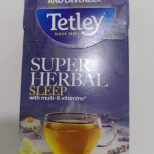 CAMOMILE, VANILLA AND LAVENDER TETLEY SUPER HERBAL SLEEP WITH MULTI-B VITAMINS X18