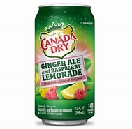 CANADA DRY GINGER ALE AND RASPBERRY LEMONADE