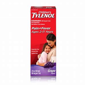 CHILDREN'S TYLENOL PAIN+FEVER AGES 2-11YEARS GRAPE FLAVOUR