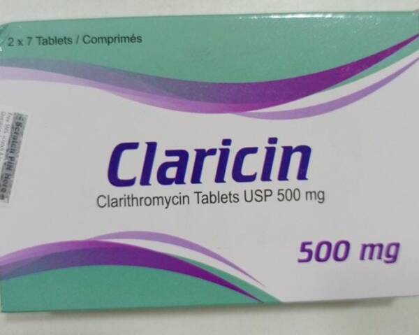 CLARICIN CLARITHROMYCIN 500MG X 14TABS
