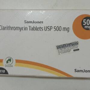 CLARITHROMYCIN 500MG X 10TABS [SAMJONES]