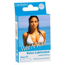 CONTEMPO WET N WILD CONDOM X 3