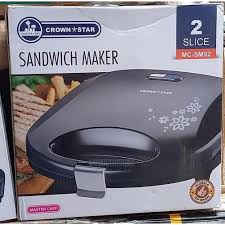 CROWN STAR SANDWICH MAKER 2 SLICE