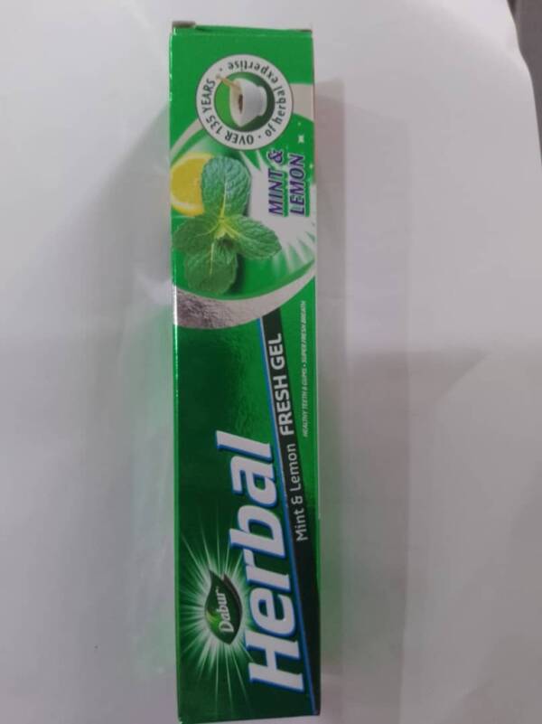 DABUR HERBAL MINT & LEMON FRESH GEL 140G