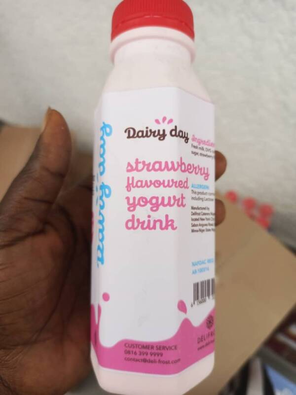 DAIRY DAY STRAWBERRY YOGURT 250ML