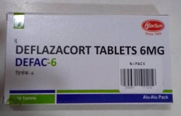 DEFLAZACORT TABLETS 6MG * 10 TAB