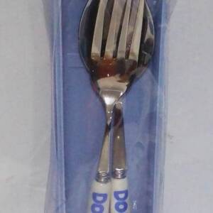 DORAEMON SPOON & FORK IN CASE