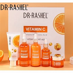 DR RASHEL VITAMIN C BRIGHTENING AND ANTI-AGING SKIN CASE SERIES 5 PIECE SET