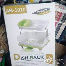 DRAINING BOARD DISH RACK 2TIER AM-1010