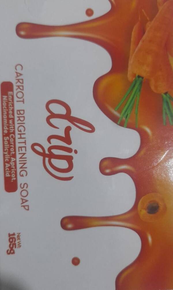 DRIP CARROT BRIGHTENING SOAP 165G