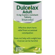 DULCOLAX ADULT 5MG *8TABLETS