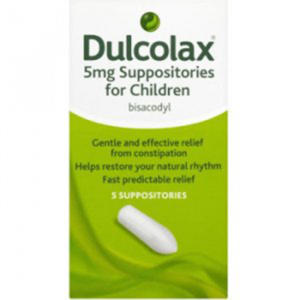 DULCOLAX SUPP 5MG CHILDREN X 5