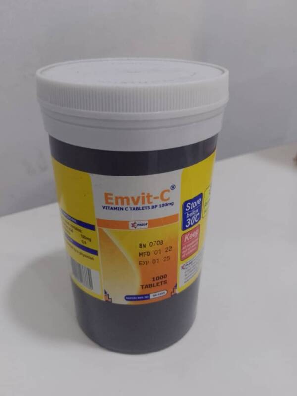 EMVIT-C 100MG X1000 WHITE