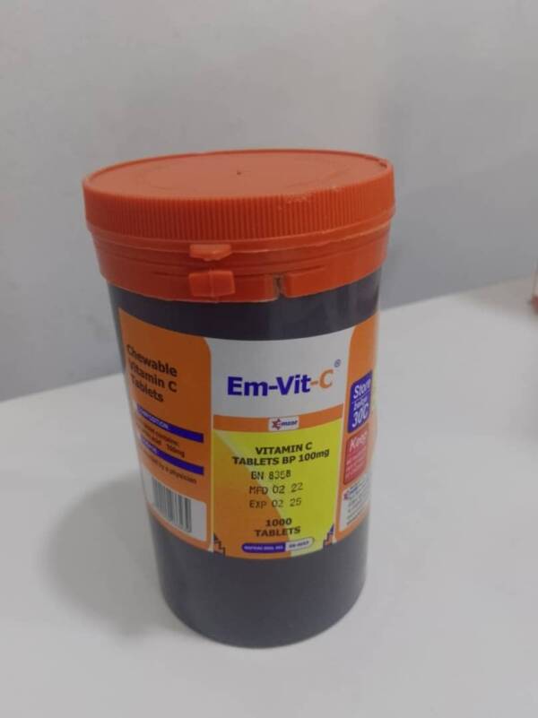 EMVIT-C 100MGX1000 (CHEWABLE)