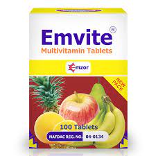 EMZOR EMVITE X 100 TABS