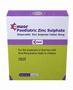EMZOR PAEDIATRIC ZINC SULPHATE 20MG TABLET *10X10 SACHET
