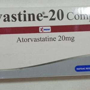 EMZOR TORVASTATIN 20MG X 30TABS