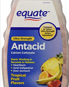 EQUATE ANTACID TABLETS 1000MG *160 CHEWABLE TABLETS