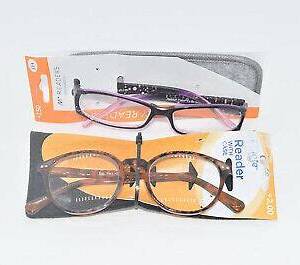 EQUATE BLUELIGHT READERS WITH CASE +2.00