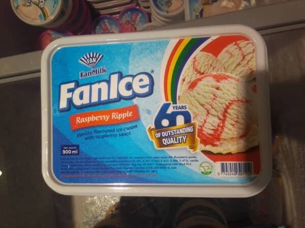 FANICE RASPBERRY RIPPLE 900ML