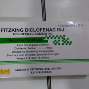 FITZKING DICLOFENAC 75MG INJECTION X 10AMPS