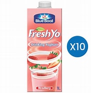 FRESHYO DRINKING STRAWBERRY YOUGHURT 1 LITRE