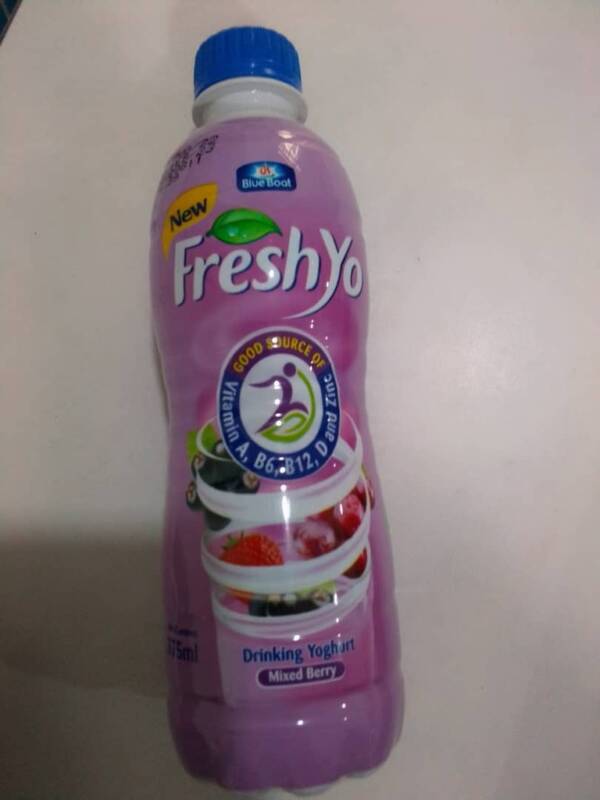 FRESHYO DRINKING YOGURT MIXED BERRY 375ML