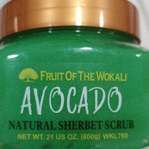 FRUIT OF THE WOKALI AVOCADO SHERBET SCRUB
