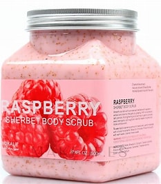 FRUIT OF THE WOKALI RASPBERRY NATURAL SHERBET SCRUB