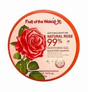 FRUIT OF THE WOKALI SOOTHING MOISTURE NATURAL ROSE 99% SOOTHING GEL