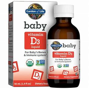 GARDEN OF LIFE BABY VITAMIN D3 LIQUID 56ML