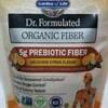 GARDEN OF LIFE DR. FORMULATED ORGANIC FIBER 5G PREBIOTIC FIBER 223G