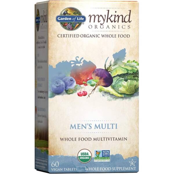 GARDEN OF LIFE MEN'S MULTI X 60 VEGAN TABS