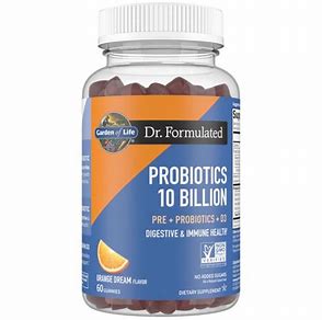 GARDEN OF LIFE PROBIOTICS 10 BILLION ORANGE DREAM 60GUMMIES