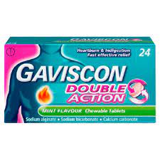 GAVISCON DOUBLE ACTION X48MINT TABS
