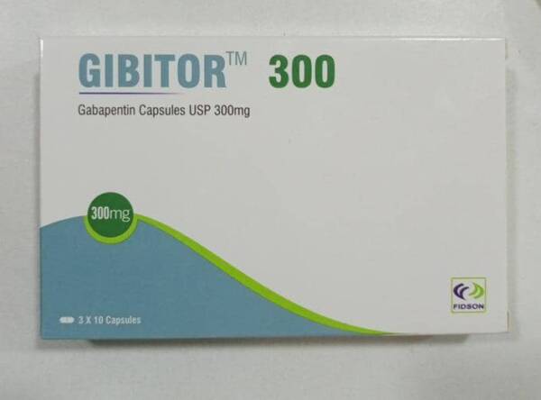 GIBITOR GABAPENTIN 300MG X 30CAPS