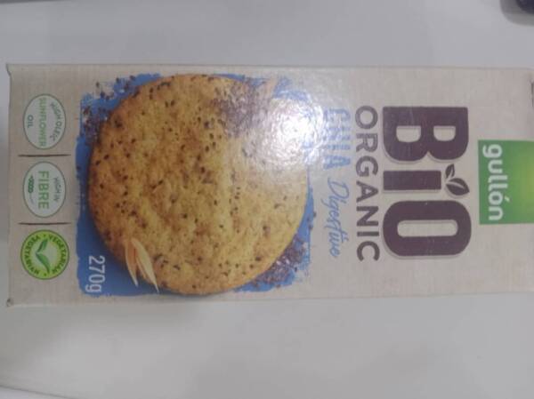 GULLON BIO ORGANIC DIGESTIVE CHIA 270G