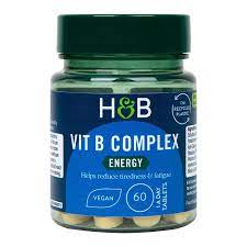 H & B COMPLETE VIT B COMPLEX ENEGRY X 60 TABS
